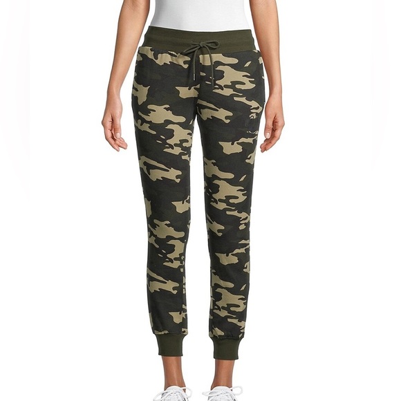 True Religion Women's Core Printed Camo Joggers - Picture 1 of 8